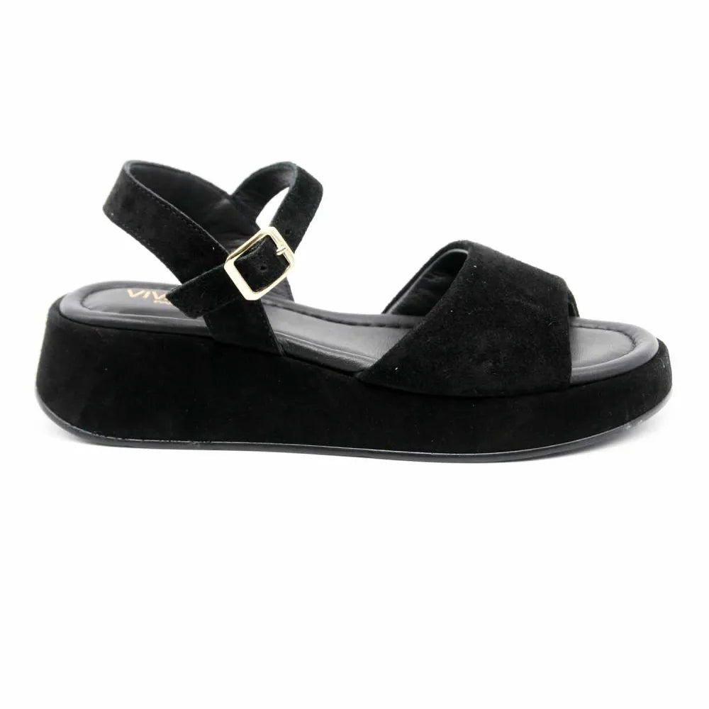 SANDALE GLR-1080 CUIR-VELOURS NOIR