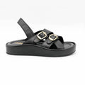 SANDALE RIO-1138 CUIR NOIR