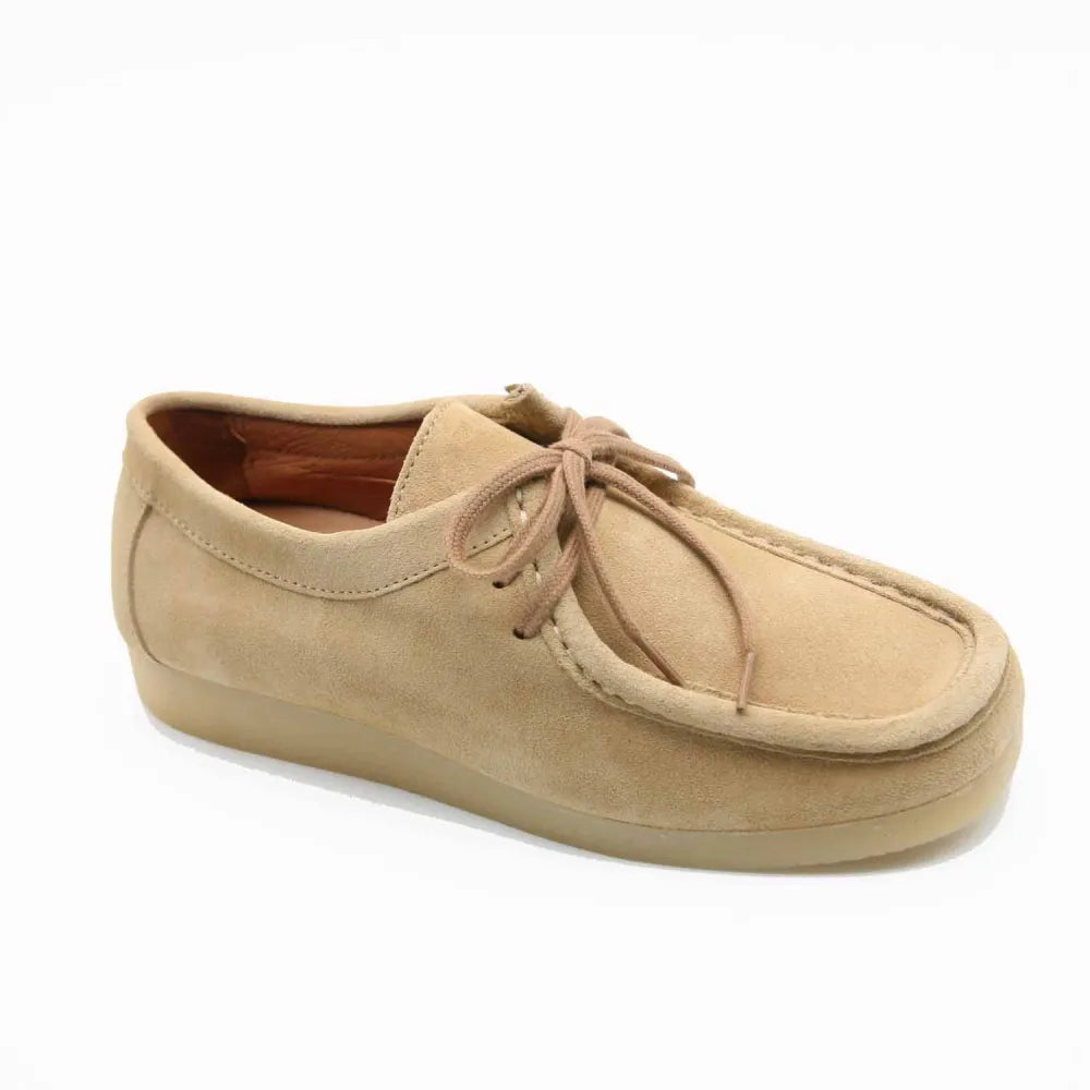 MOCASSIN 08413 CUIR-VELOURS CAMEL