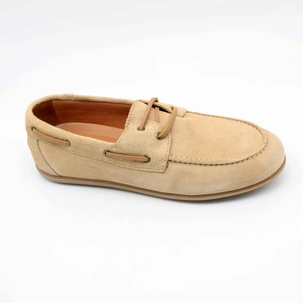MOCASSIN 08423 CUIR-VELOURS CAMEL