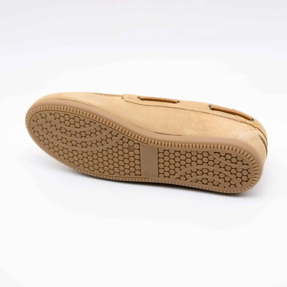 MOCASSIN 08423 CUIR-VELOURS CAMEL
