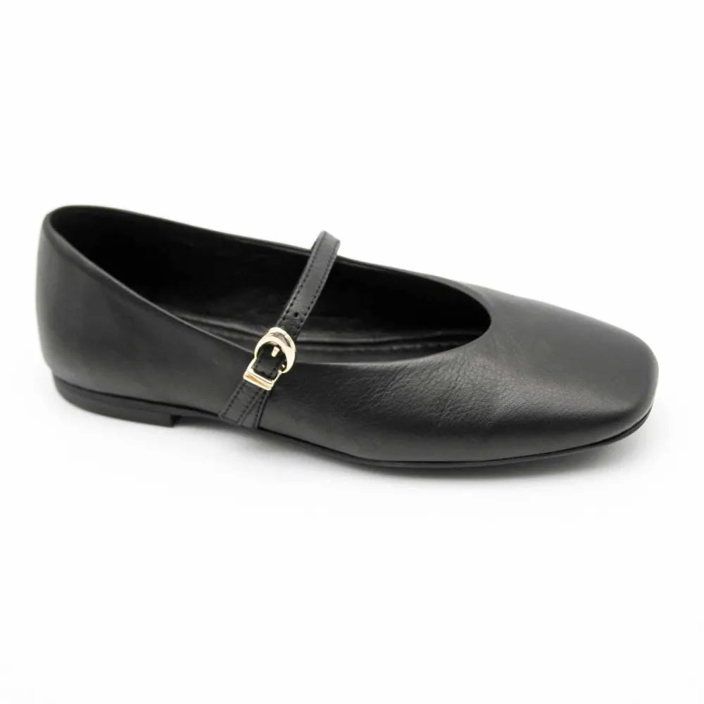 BALLERINES 223-2150 CUIR-NAPPA NOIR