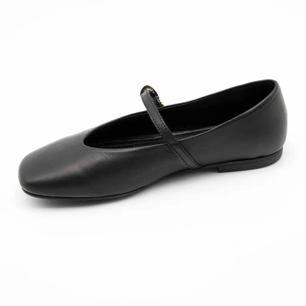 BALLERINES 223-2150 CUIR-NAPPA NOIR