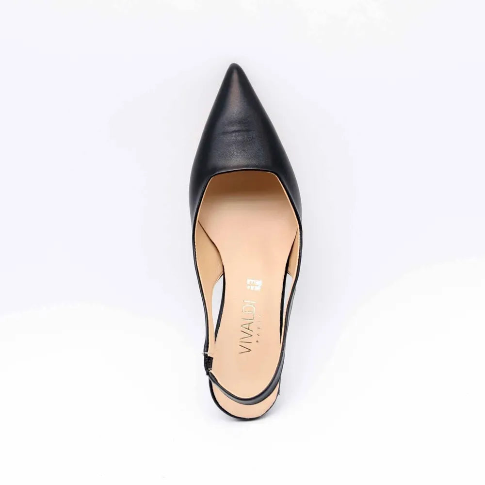 SLINGBACK 894R002 VEGANE NOIR