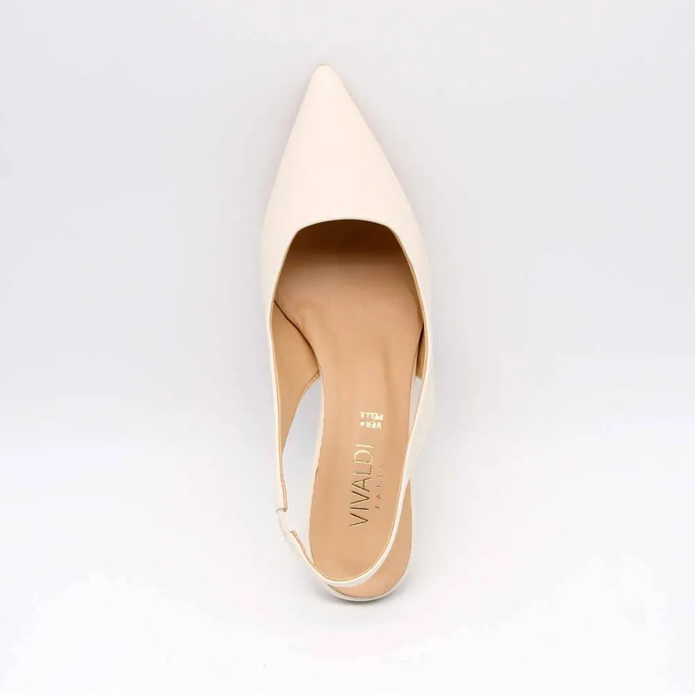 SLINGBACK 894R002 VEGANE IVOIRE
