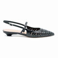 SLINGBACK HOPE8 CUIR NOIR