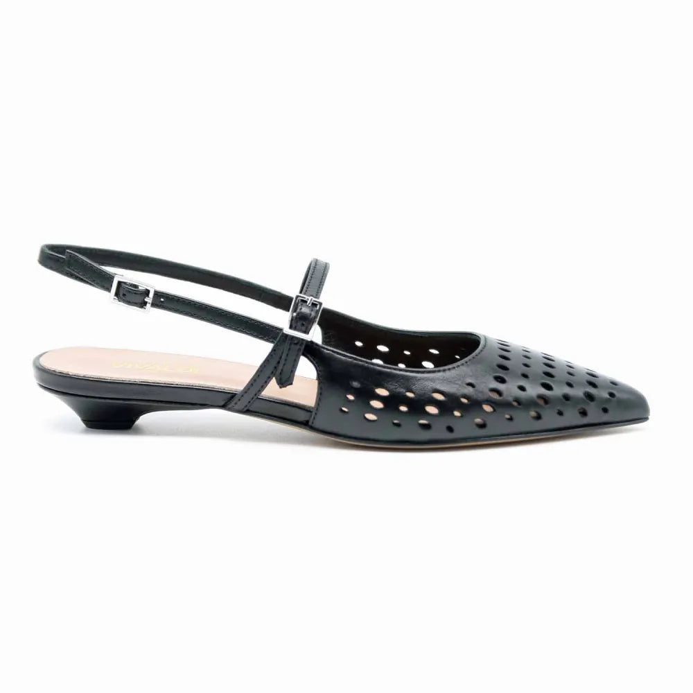 SLINGBACK HOPE8 CUIR NOIR