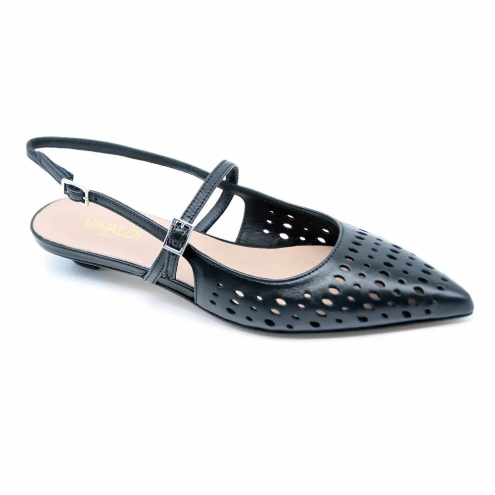 SLINGBACK HOPE8 CUIR NOIR