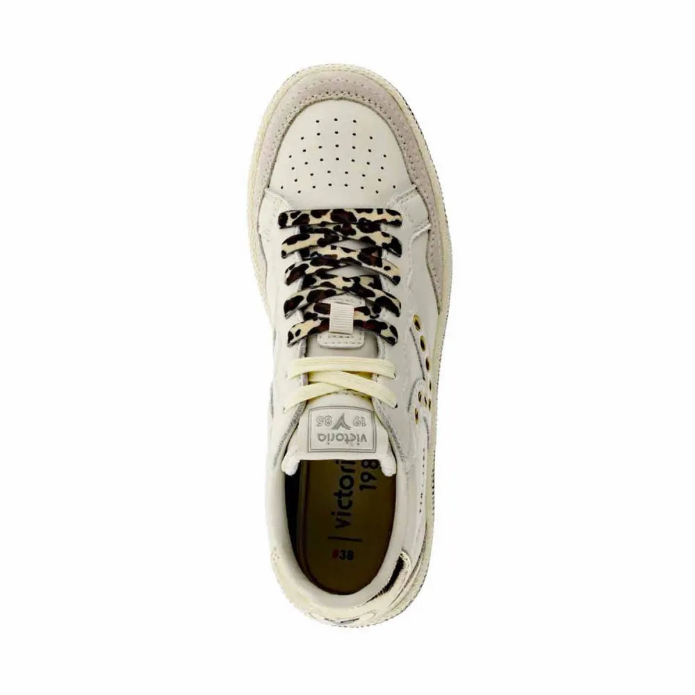 SNEAKERS VICTORIA 8806115 CUIT ET SYNTHETIQUE CREME