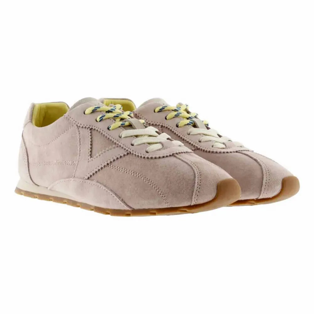 SNEAKERS VICTORIA1159102 CUIR-VELOURS NUDE