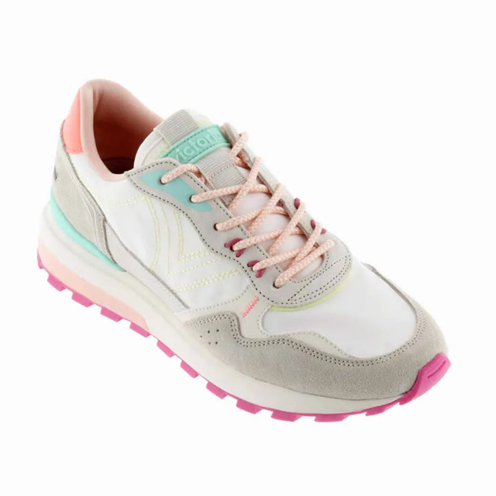 BASKETS VICTORIA 1156114 CUIR BLANC