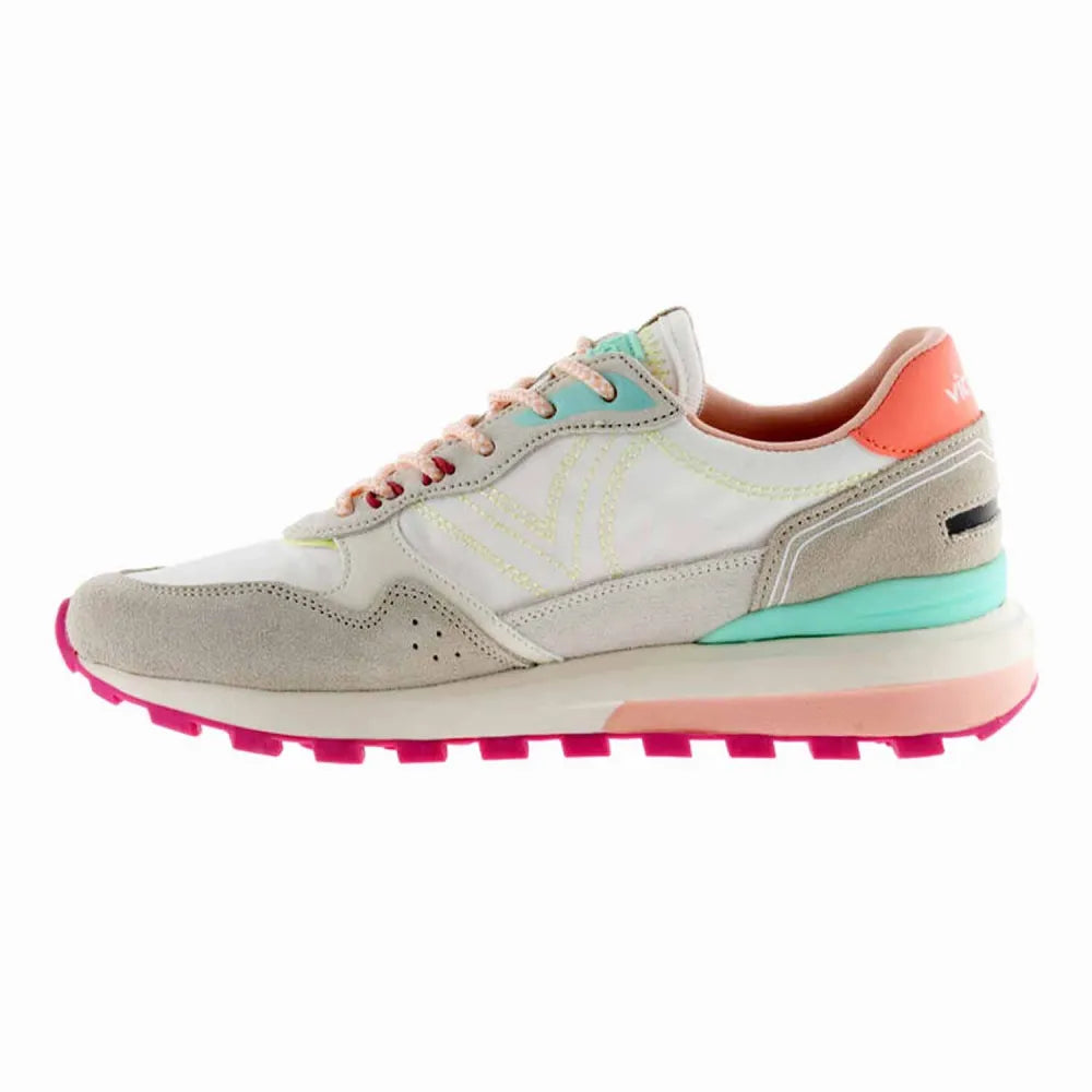 BASKETS VICTORIA 1156114 CUIR BLANC