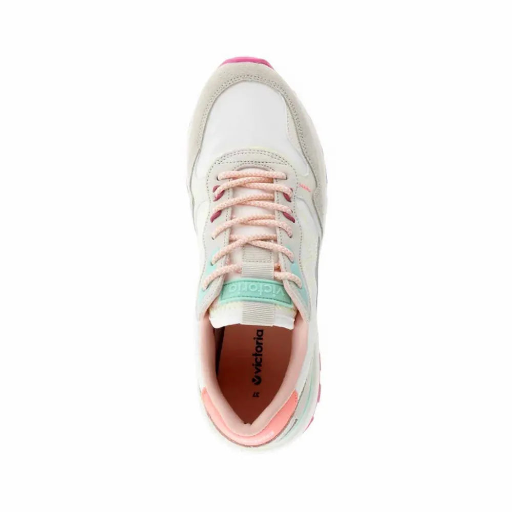 BASKETS VICTORIA 1156114 CUIR BLANC