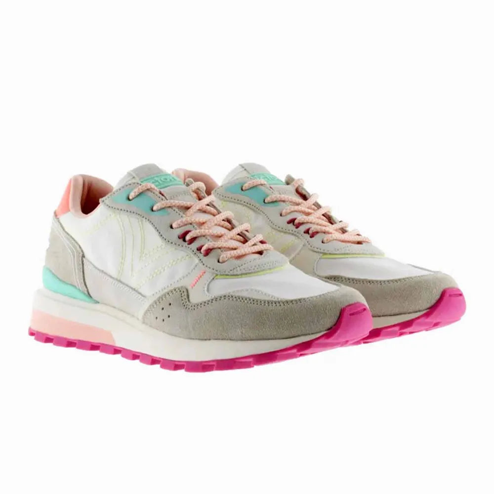 BASKETS VICTORIA 1156114 CUIR BLANC