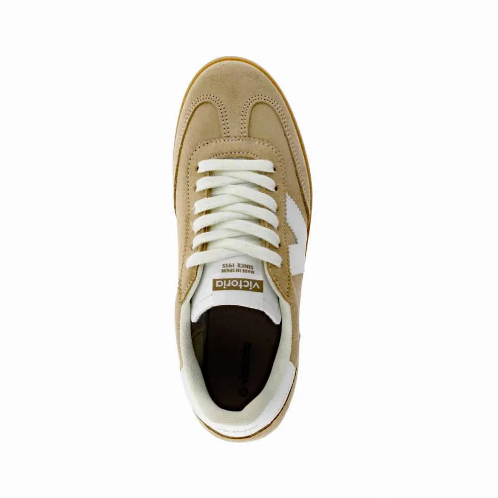 SNEAKERS VICTORIA 1126212 CUIR BEIGE
