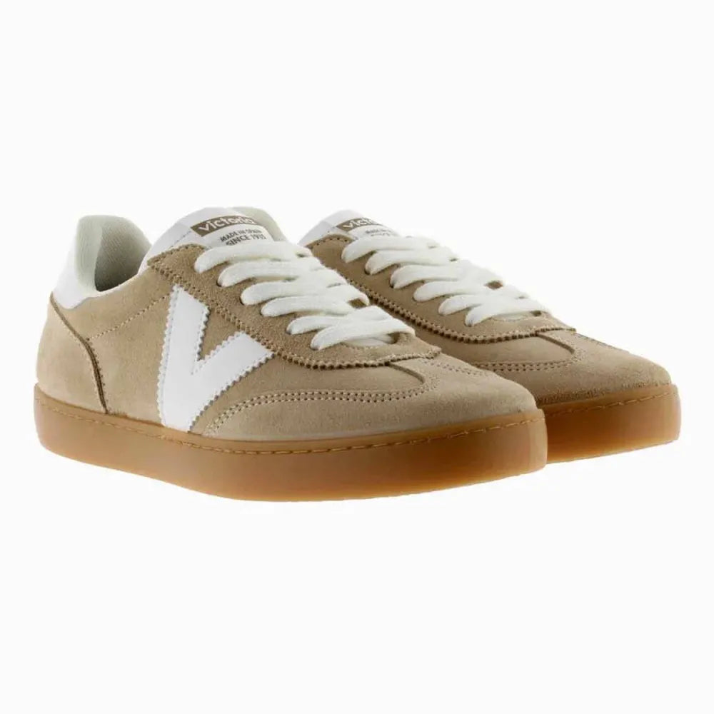 SNEAKERS VICTORIA 1126212 CUIR BEIGE