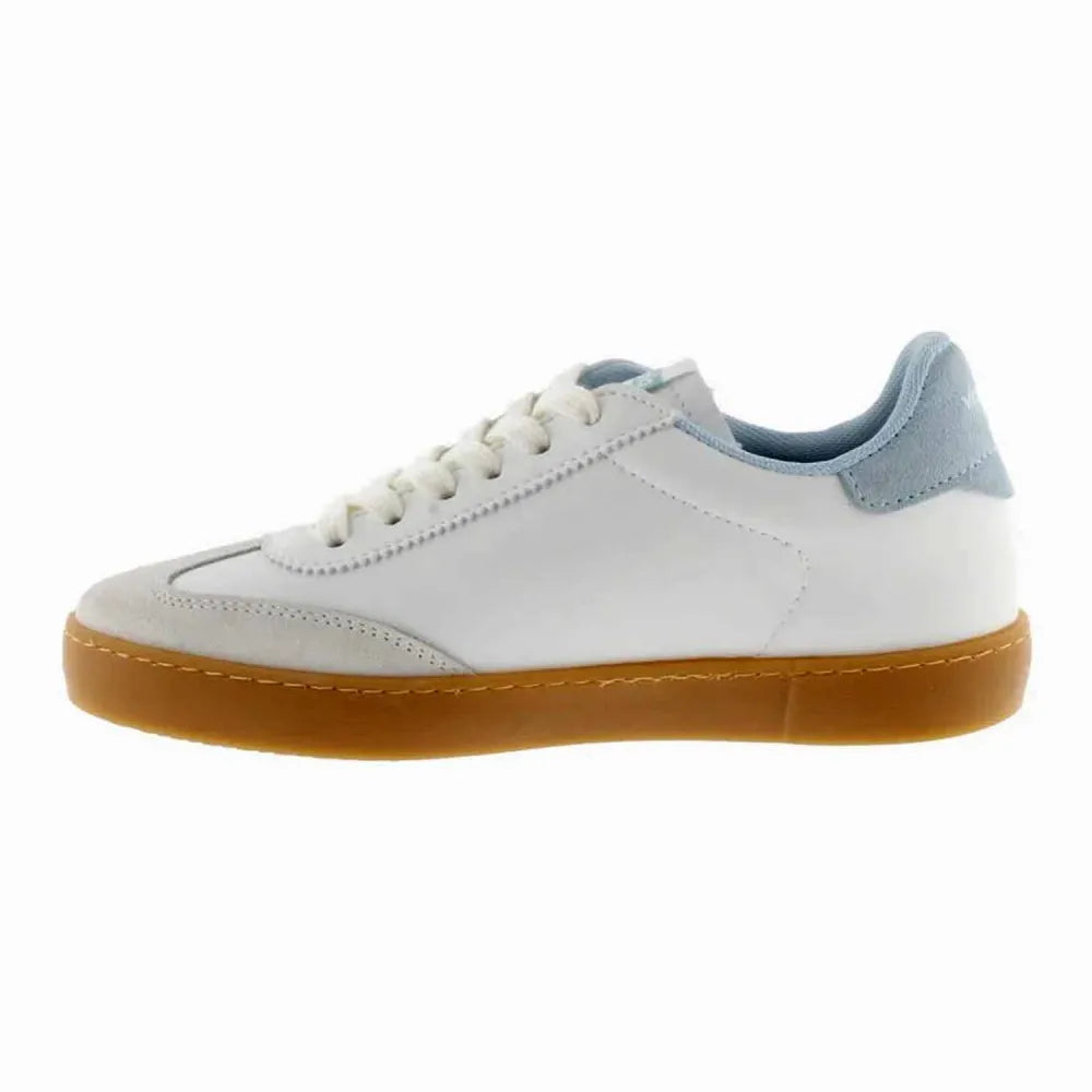 BASKETS SNEAKERS VICTORIA1126206 VEAU ET VEGAN BLEU CIEL