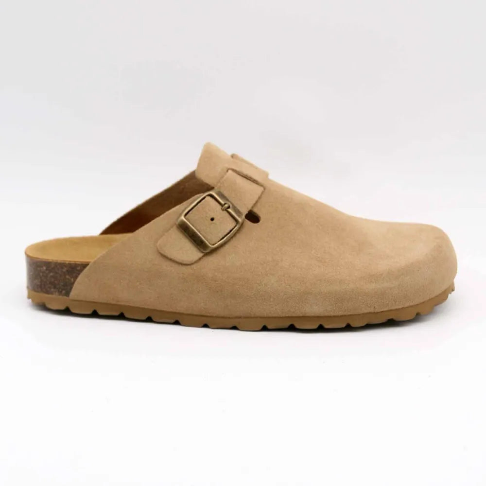 SABOT 86785 CUIR-VELOURS BEIGE