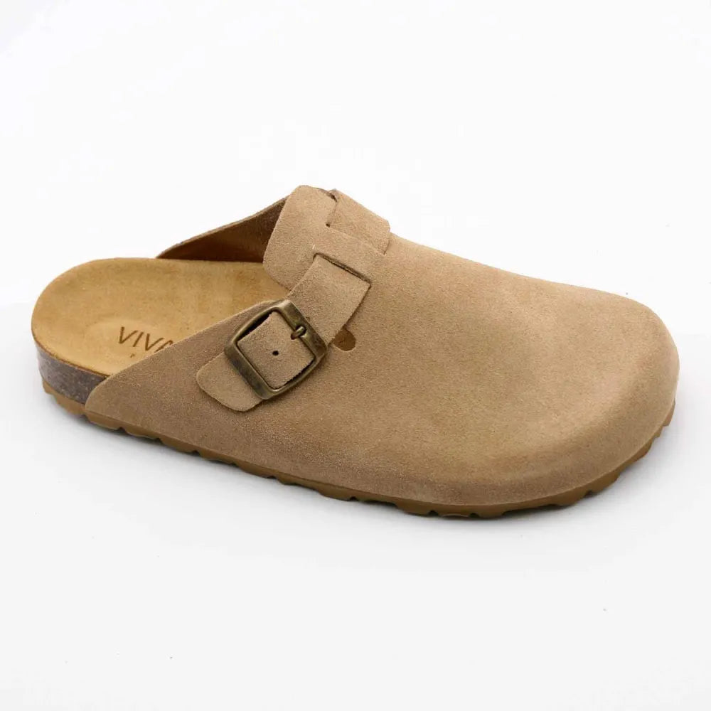 SABOT 86785 CUIR-VELOURS BEIGE