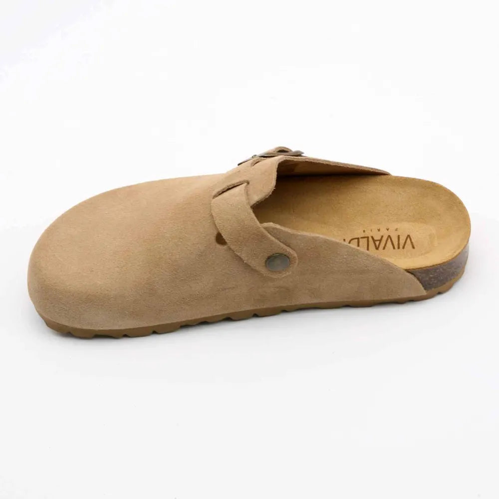 SABOT 86785 CUIR-VELOURS BEIGE