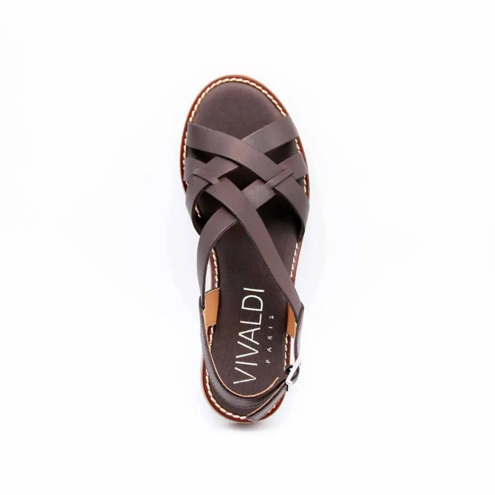 SANDALE 5833 VEAU MARRON
