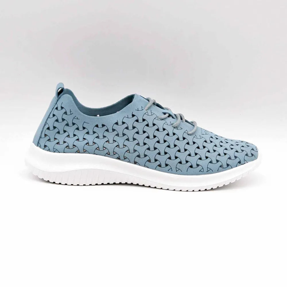 SNEAKERS LIBERTÉ MICROFIBRE BLEU JEAN