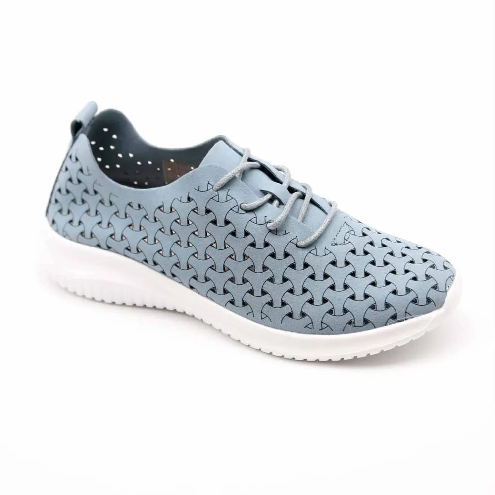 SNEAKERS LIBERTÉ MICROFIBRE BLEU JEAN