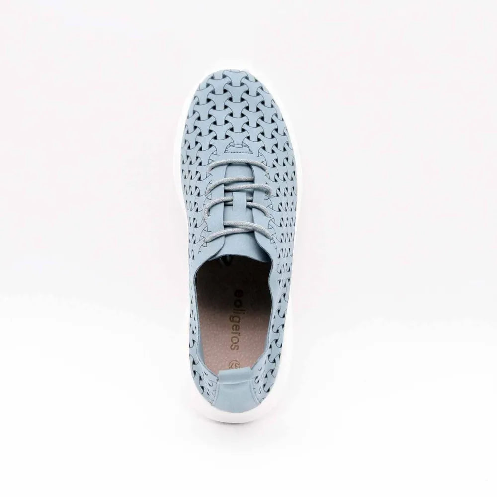 SNEAKERS LIBERTÉ MICROFIBRE BLEU JEAN