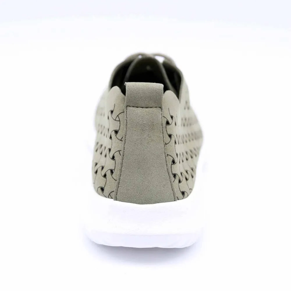 SNEAKERS LIBERTÉ MICROFIBRE VERT KAKI
