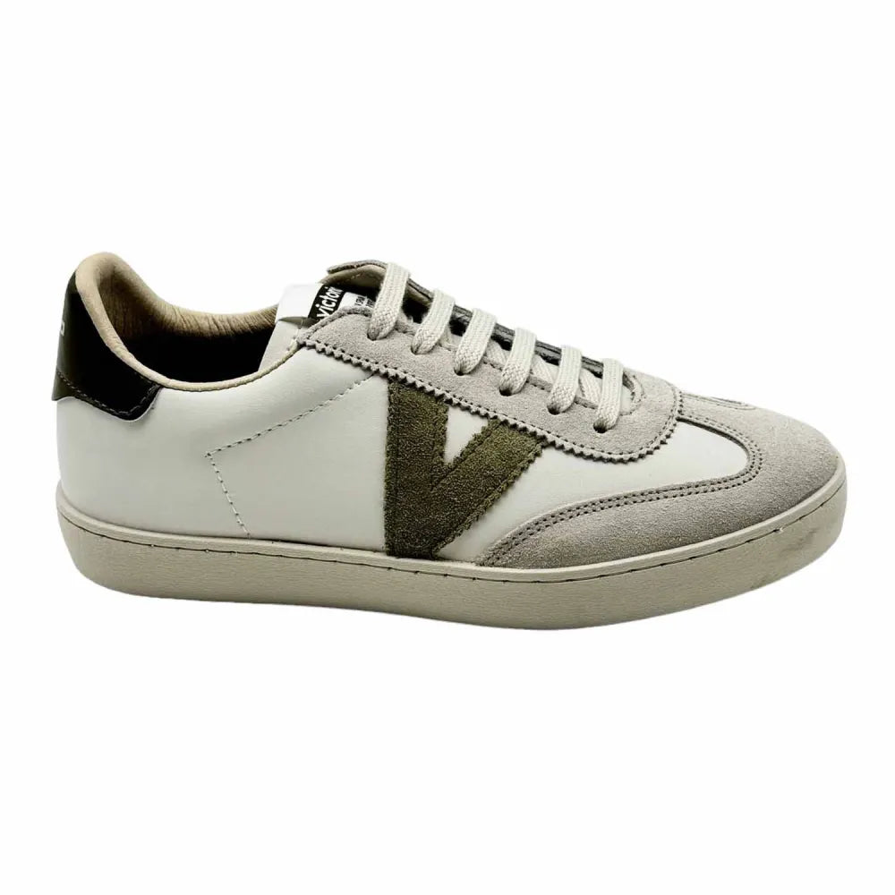 SNEAKERS VICTORIA 1126184 VEAU ET VEGAN VERT-KAKI