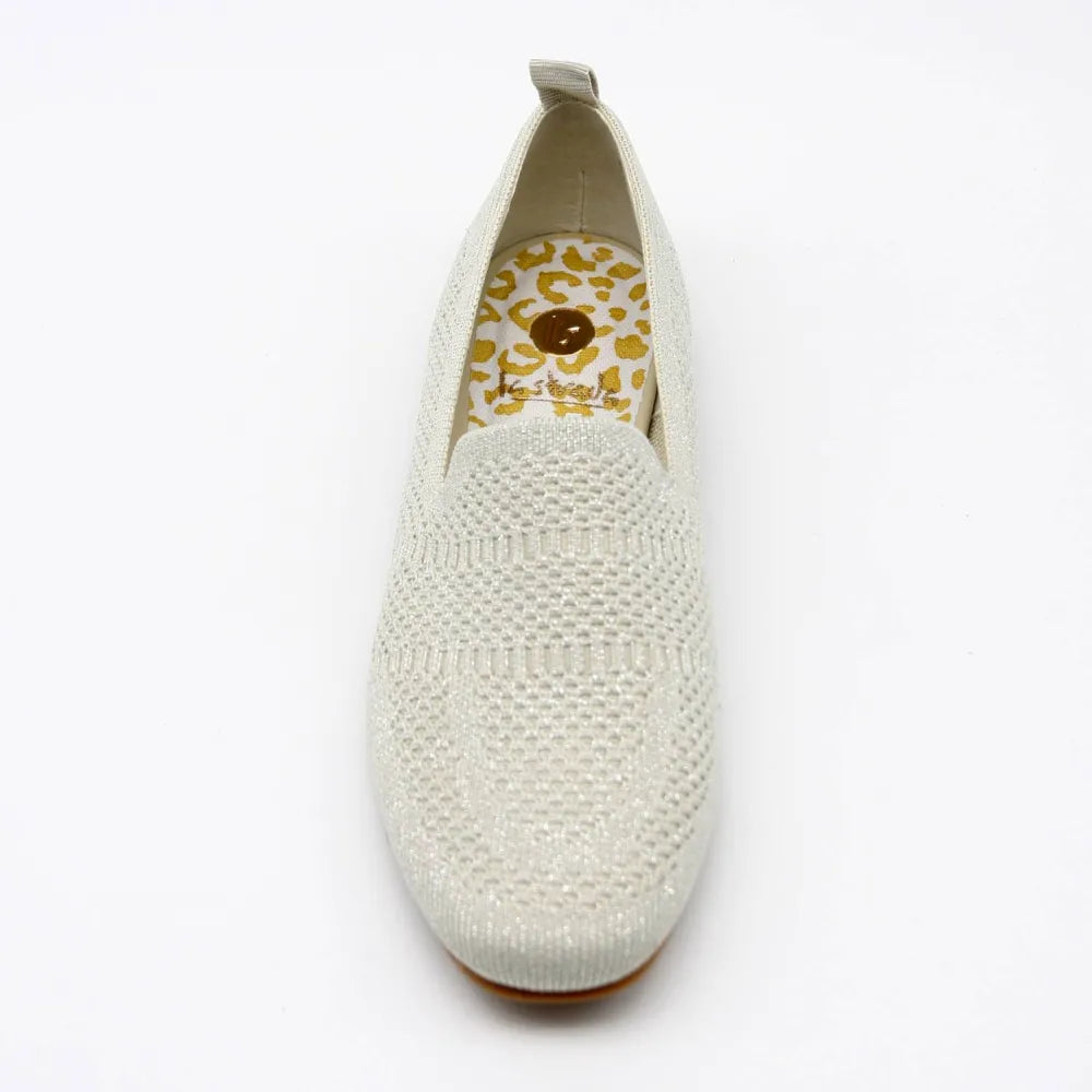 Ballerine 2111884 TOILE BEIGE / SILVER