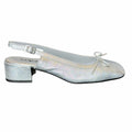 ESCARPIN REESE CUIR METALLISÉ ARGENT