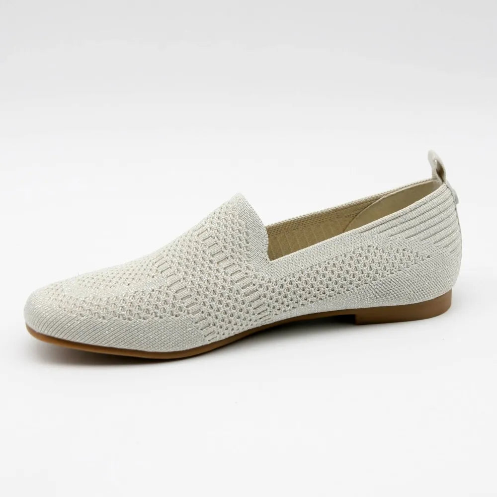 Ballerine 2111884 TOILE BEIGE / SILVER