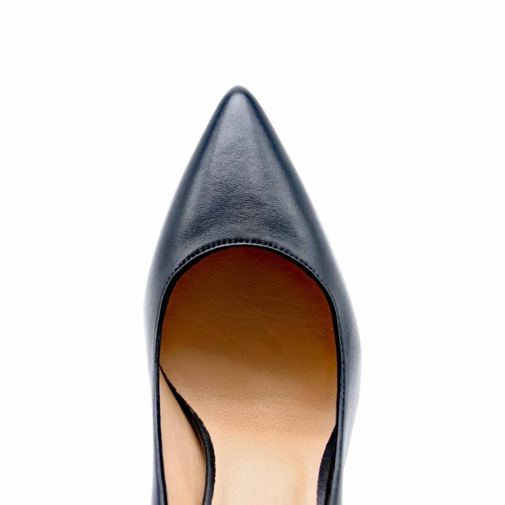 ESCARPIN E361 CUIR-NAPPA NOIR
