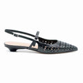 SLINGBACK HOPE8 CUIR NOIR